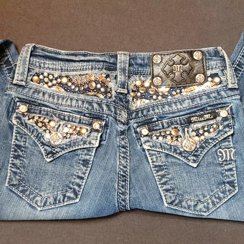 Miss me size 10 girls boot cut jeans